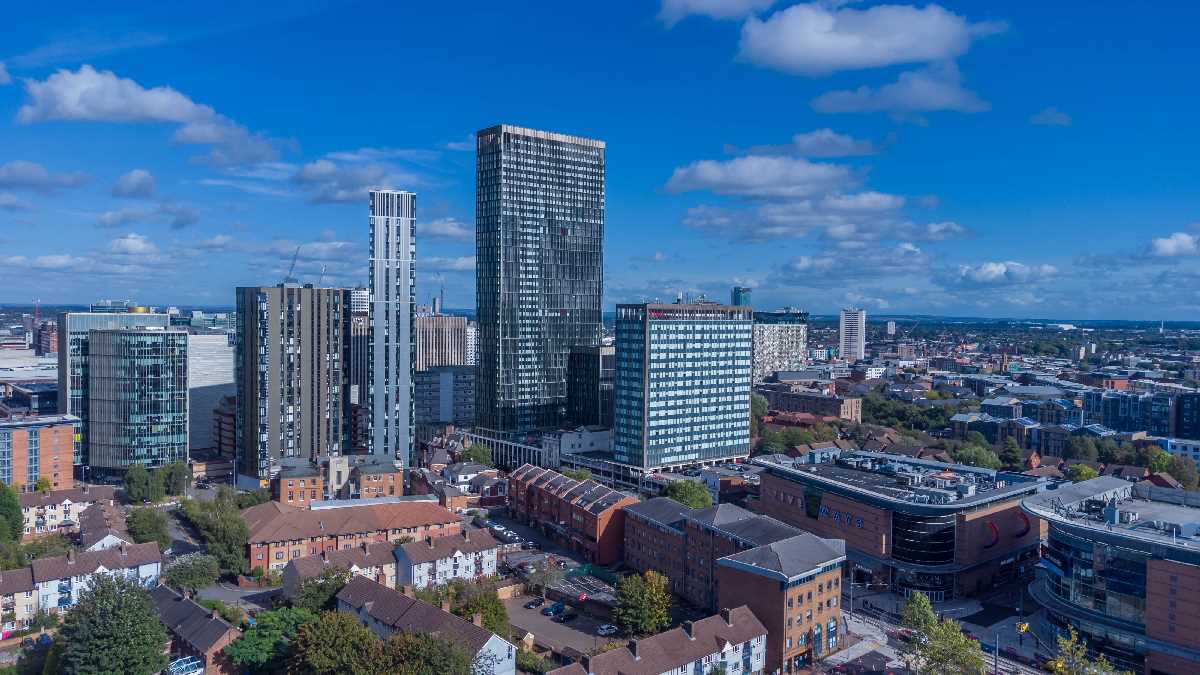 Birmingham city skyline